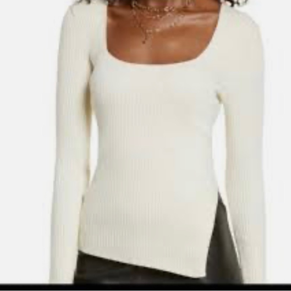 Nordstrom Long Sleeve Asymmetrical Sweater